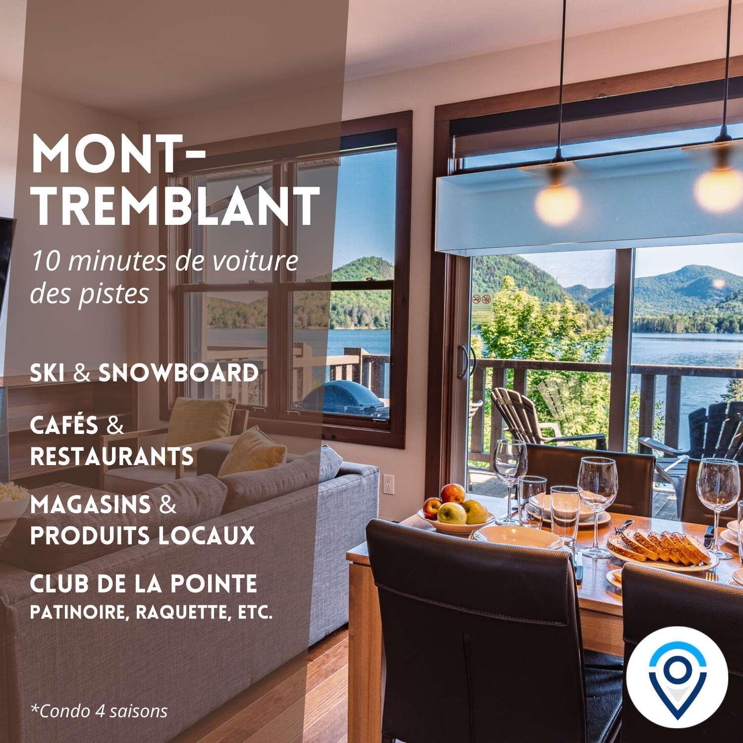 Lakefront Mountain View - Resort Loft Lac-Superieur Esterno foto